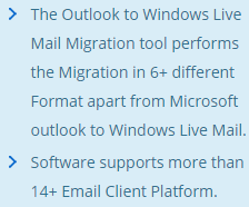 Lotus Notes to Windows Live Mail migrator