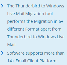 Thunderbird to Live Mail